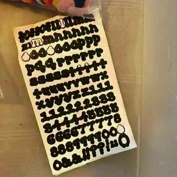 Crafting lot American flags letters stickers foam - Picture 2 of 5